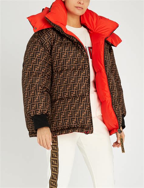 fendi padded jacket|fendi jacket women.